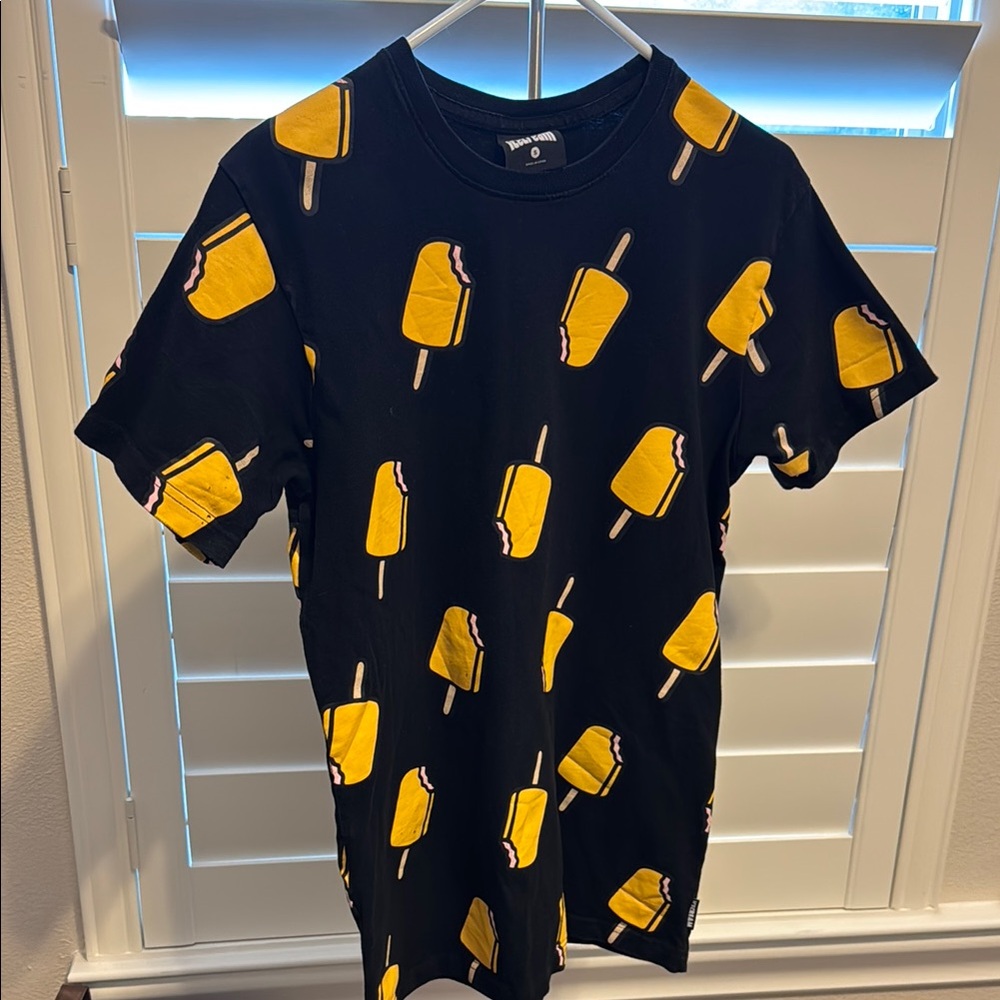 ICE CREAM brand by PHARELL MEN POP TEE (BLACK/Small), EUC